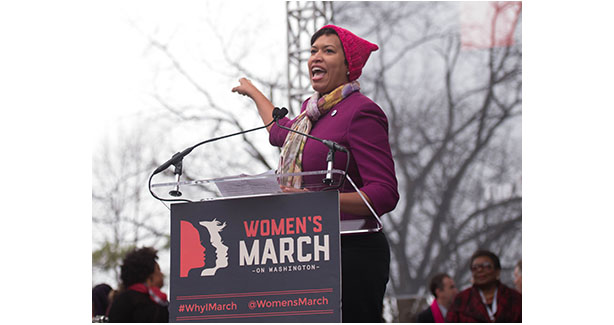 Mayor Bowsers at Women's March on Washington
